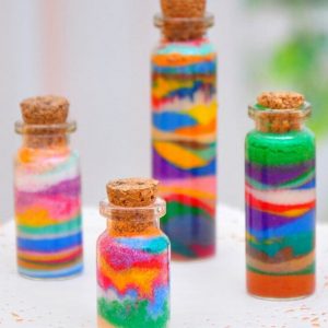 Sand Bottle мастер-класс рисунок в бутылке